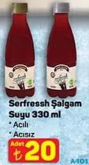 SERFRESSH ŞALGAM SUYU 330 ML SERFRESSH ŞALGAM SUYU 330 ML